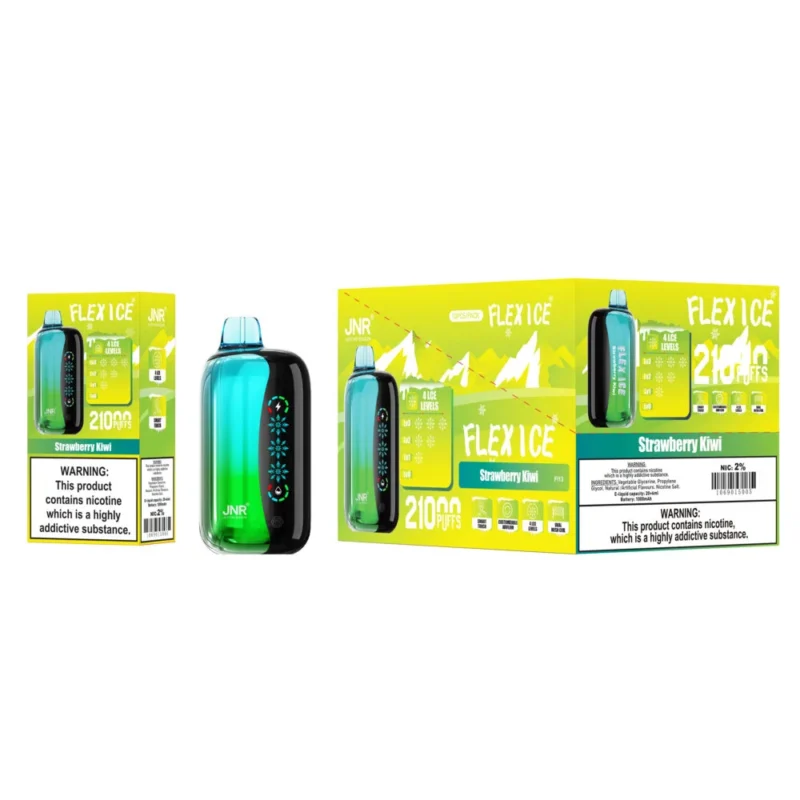 13Strawberry-Kiwi JNR FLEX ICE 21000 Puffs Einweg-Vape