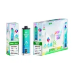 14 Simply Mint JNR Shisha Hookah Max 22000 Puffs Disposable Vape