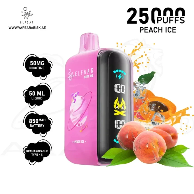 Elfbar Raya D3 25000 Puffs Vape Desechable #4