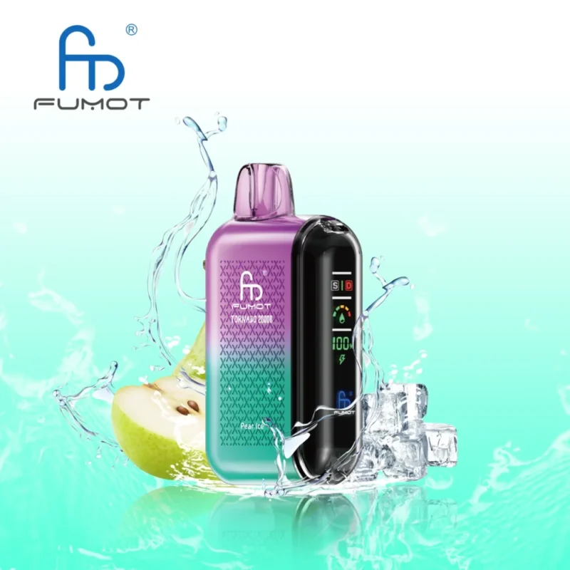 Fumot 20k Fumot Tornado 20000 Puffs Disposable Vape LED Displays-pear-ice.jpg