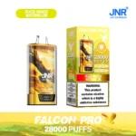 Peach Mango Watermelon JNR Falcon Pro 28000 28K Puffs Disposable Vape Battery Indicator Screen