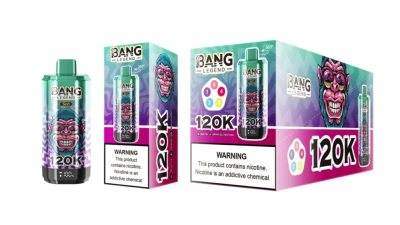 Puff 120k Bang Legend 120000 Puffs Disposable Vape 5 in 1 Flavors EU Warehouse #6