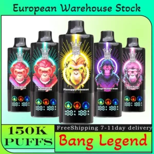 Puff 150k Bang Legend 150000 Puffs Disposable Vape 6 in 1 Flavors EU Warehouse #1