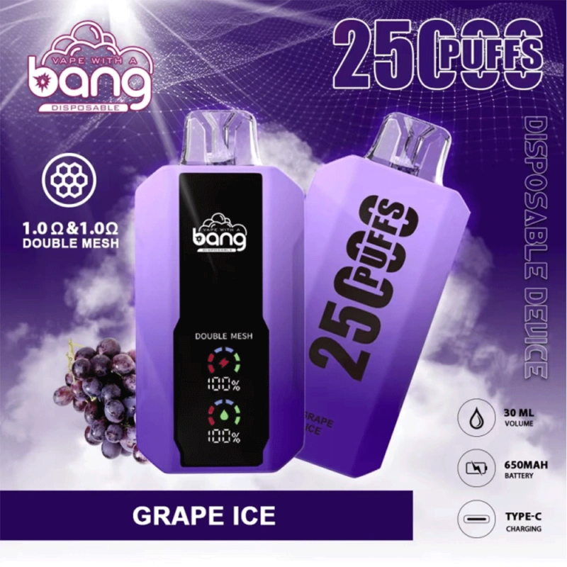 Puff 25k Bang 25000 Puffs Disposable Vape LED Display-Grape-Ice-.png
