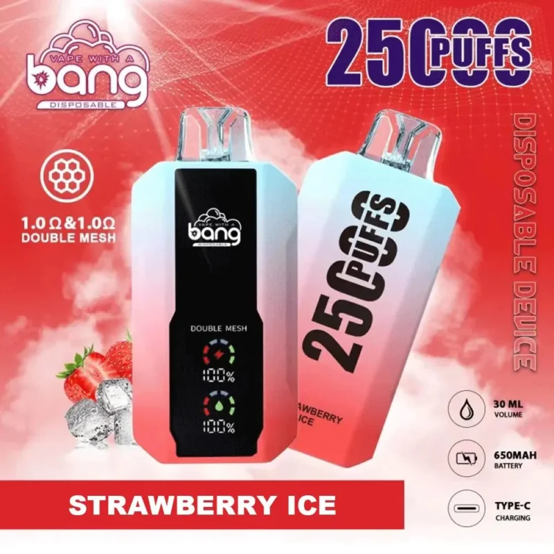 Puff 25k Bang 25000 Puffs Disposable Vape LED Display-Strawberry-Ice.jpg