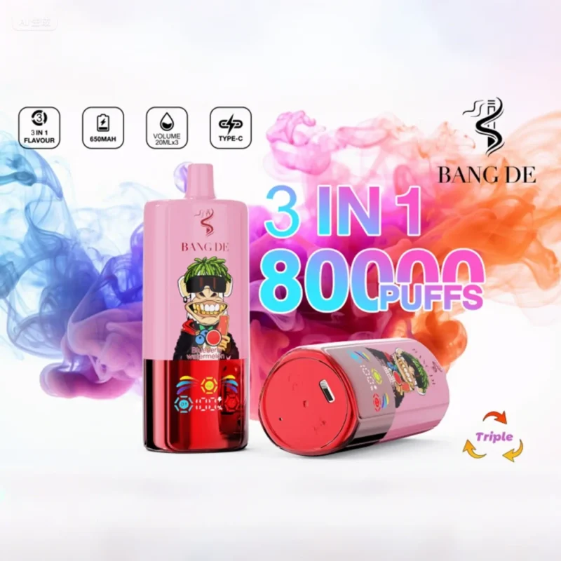 Puff 80k Bang DE 80000 Puffs Disposable Vape 3 Adjustable Flavors-blueberry-watermelon-kiwi-passion-fruit-guava-watermelon-bubble-gum-1.jpg