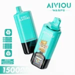 150k Vape Waspe Aiviou 150000 6 in 1 - Grape Ice & Blue Razz Cherry & Strawberry Ice