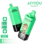 150k Vape Waspe Aiviou 150000 6 in 1 - Watermelon Ice & Lemon Lime & Lemon Peach