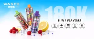 180k Vape Waspe Crystal 180K 8 in 1 Flavors E Cigarette (5)