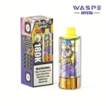 180k Vape Waspe Crystal 180K 8 in 1 Flavors E Cigarette - BLUE RAZZLEMONADE & CHERRY LEMON & BLUEBERRY ICE & WATERMELON PEACH