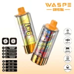 180k Vape Waspe Crystal 180K 8 in 1 Flavors E Cigarette - STRAWBERRY BANANA & MANGO PEACH & TRIPLE BERRIES & STRAWBERRY PINEAPPLE (3)