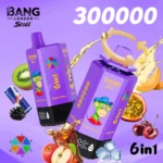 Puff 300k Bang Leader 300000 Puffs Disposable Vape - Cola Ice & Energy Drink & Cherry Ice&Melon Passion Fruit & Blackberry Ice & Apple Kiwi