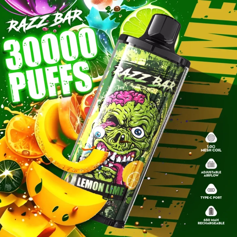 Razz Bar 30000 Razz Bar 30k Vape Adjustable EU Warehouse (4)