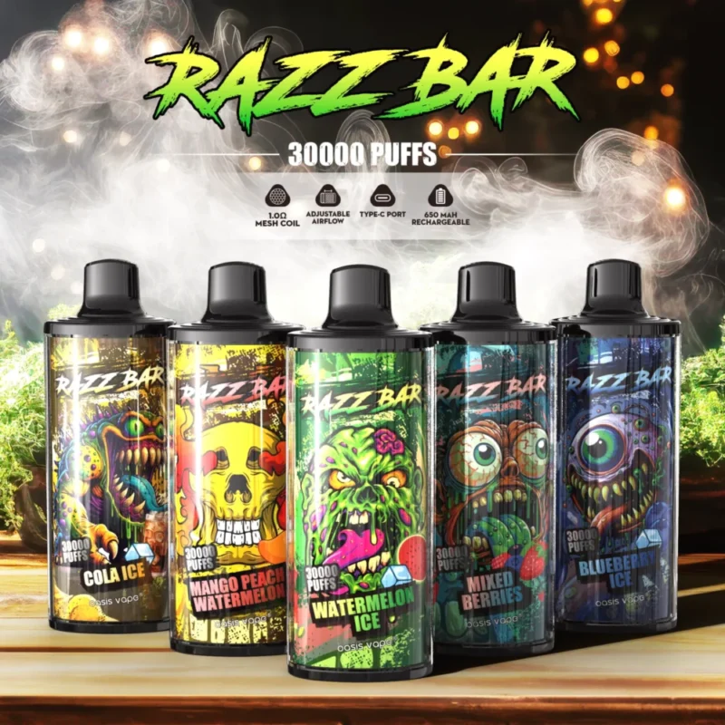 Razz Bar 30000 Razz Bar 30k Vape Adjustable EU Warehouse