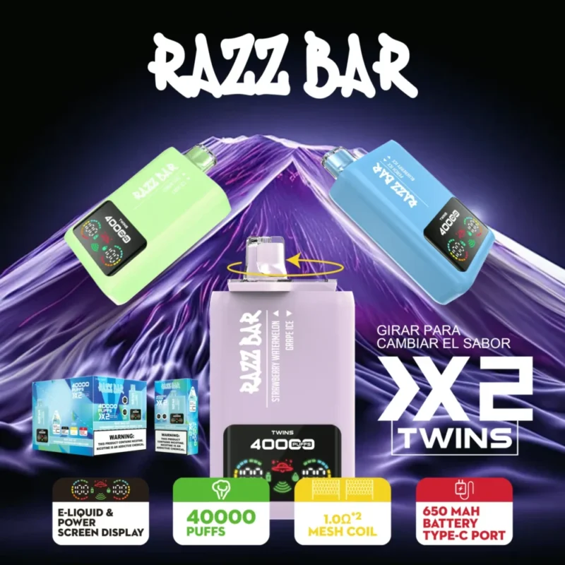 Razz Bar 40000 Razz Bar 40K Crystal Vape EU Warehouse (5)