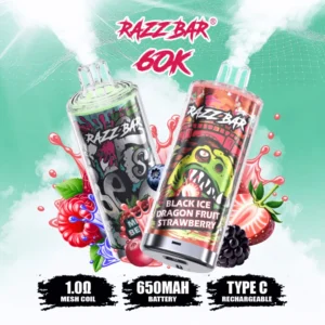 Razz Bar 60000 Razz Bar 60k Vape Crystal – Explosive Flavor That Lasts EU Warehouse (3)