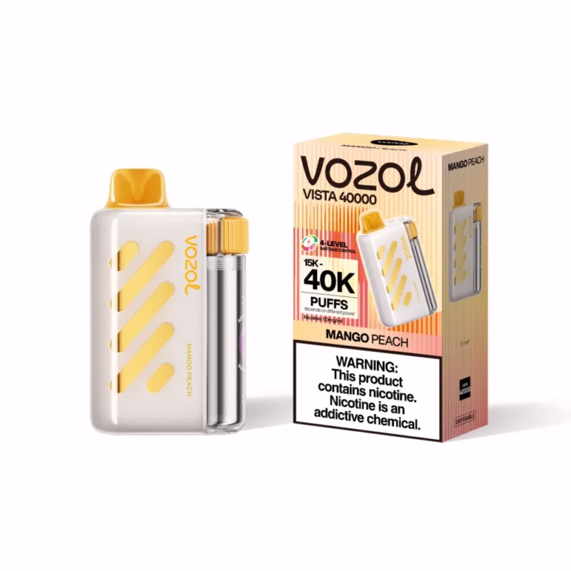 VOZOL Vista 40000 VOZOL Vista 40k Vape Adjustable EU Warehouse - MANGO PEACH VOZOL Vista 40000 VOZOL Vista 40k Vape Adjustable EU Warehouse - MANGO PEACH