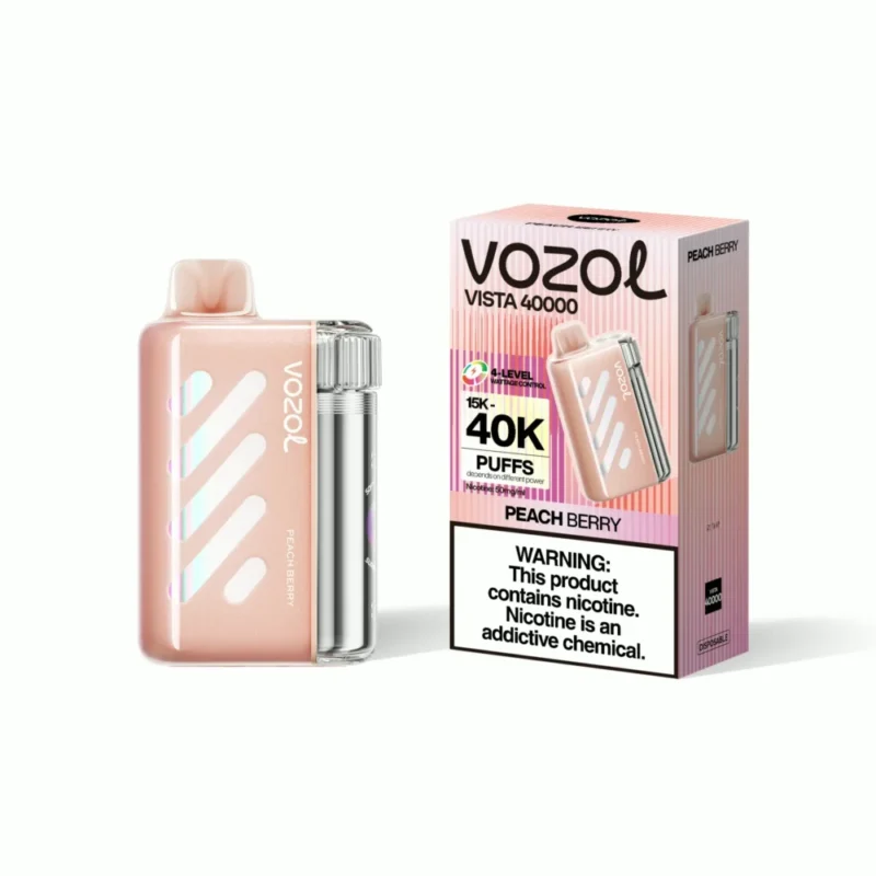 VOZOL Vista 40000 VOZOL Vista 40k Vape Adjustable EU Warehouse - PEACH BERRY