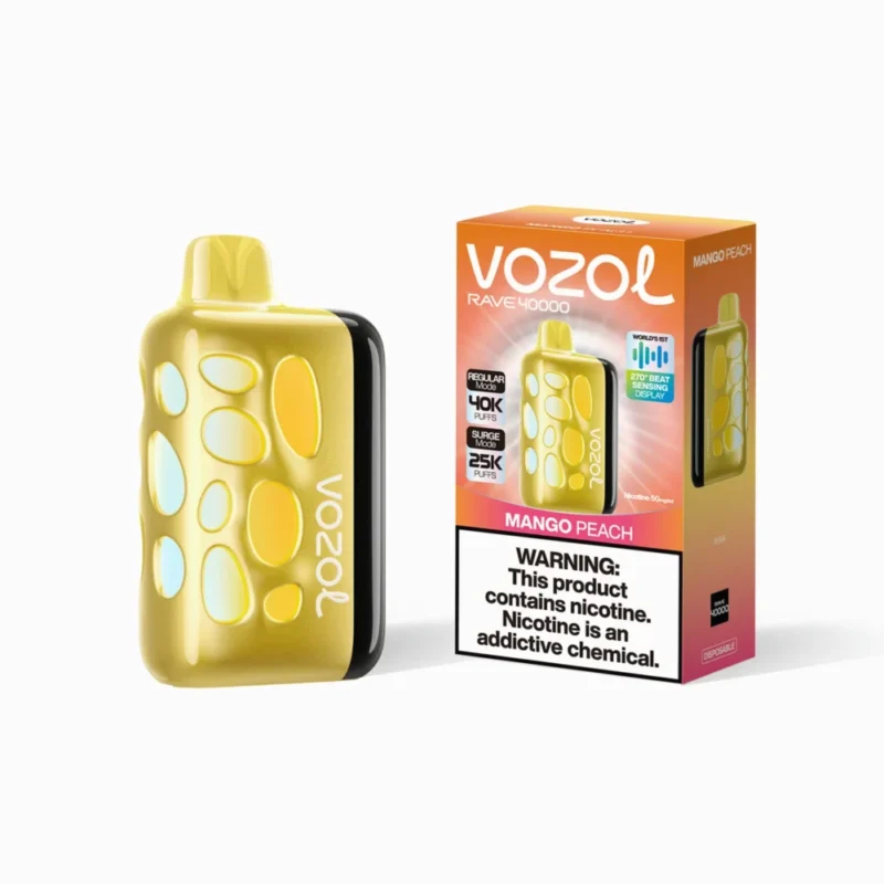 Vozol Rave 40k 40000 Puffs Disposable Vape - Mango Peach #3