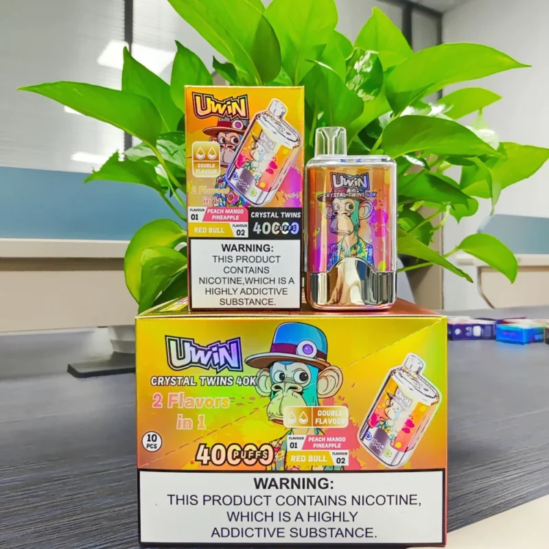 Uwin RandM Kristallzwillinge 40000 40k Puffs