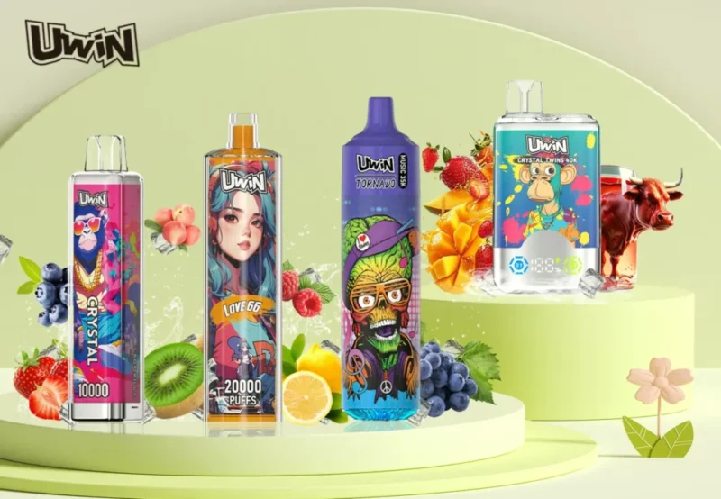 Uwin RandM Kristallzwillinge 40000 40k Puffs