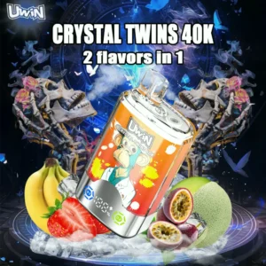 Uwin RandM Crystal Twins 40000 40k Puffs RandM Vape EU Warehouse