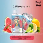 Uwin RandM Crystal Twins 40000 40k Puffs - Erdbeere Wassermelone & Zitrone Limette